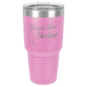 Pink Polar Camel 30 oz. Pink Ringneck Vacuum Insulated Tumbler w/Clear Lid
