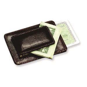 LEATHER CC CASE/ MONEYCLIP