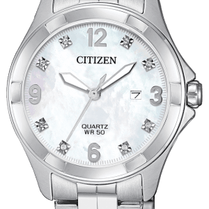 Citizen Women's Crystal Stainless Steel Watch