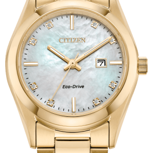 Citizen Ladies Eco Drive SSG Bracelet White