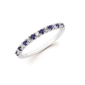 Diamond and Sapphire Ring