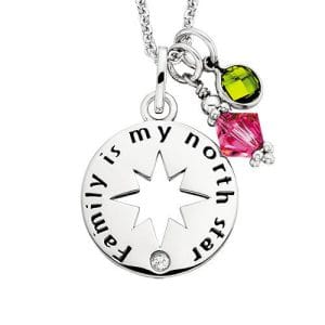 Family is My Northstar Necklace