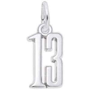 NUMBER 13 CHARM