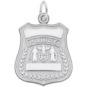 POLICE BADGE CHARM