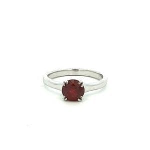 Endless Love Ruby Solitaire Ring