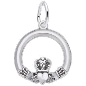 SILVER CLADDAGH CHARM