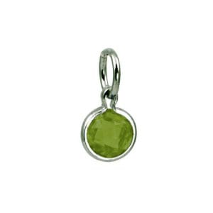 SILVER COIN SYN AUG 5MM PENDANT