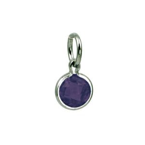 SILVER COIN SYN JUN 5MM PENDANT