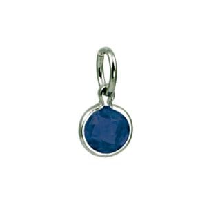 SILVER COIN SYN SEP 5MM PENDANT