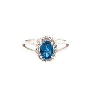 London Blue Topaz Ring