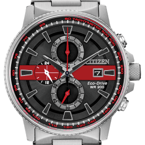 Citizen Eco-Drive Nighthawk Thin Red Line Watch