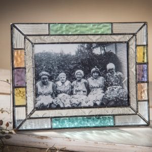 4x6 Horizontal Frame-English Muffle Pastel Multi Colors