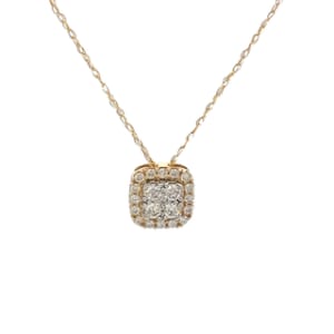 14KY Diamond Fashion Pendant 0.50cttw