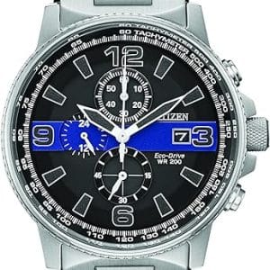 Citizen Eco-Drive Nighthawk Thin Blue Line Watch