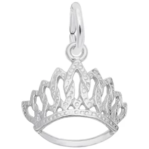 Silver Tiara Charm