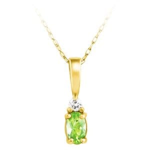 Peridot Birthstone Necklace