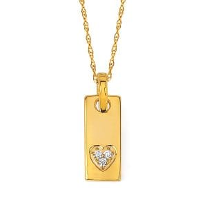 Heart Bar Pendant