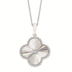 Quatrefoil Diamond Necklace