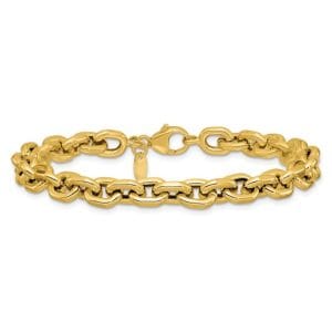 Leslie's Flat Edge Cable Link Bracelet