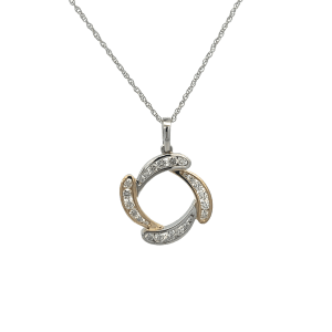 14KWY Diamond Necklace 0.78cttw