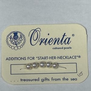 1 INCH OF 5 MM CULTURED PEARLS
