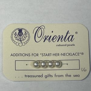 1 INCH OF 6MM CULTURED PEARLS