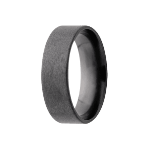 Zirconium Ring w/Brushed Finish