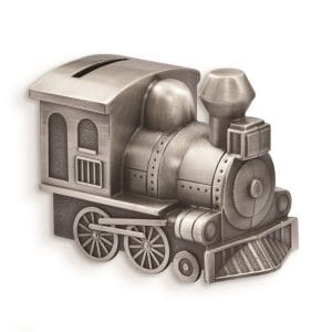 Mini Train Metal Bank