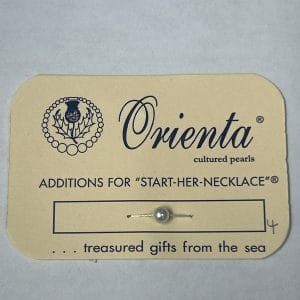 Orienta 4mm Cultured Pearl