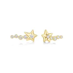 Gold Sparkling Meteor Climbers