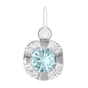 Petite Birthstone Charm-March