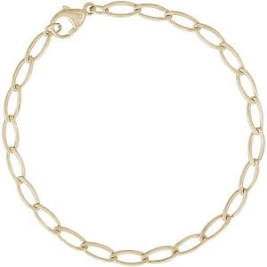 Elongated Oval Link Bracelet