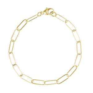 Paperclip Charm Bracelet