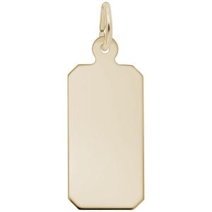 Classic Dog Tag Charm