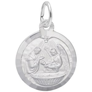 Baptism Disc Charm