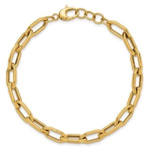 Leslie's Fancy Paperclip Link Bracelet