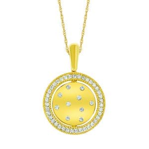Reversible Diamond Pendant & Cross