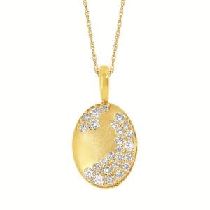 Yellow Gold Diamond Necklace