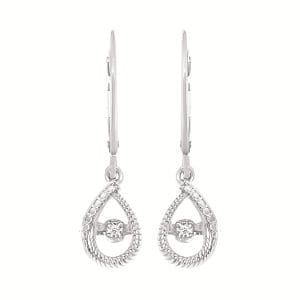 Shimmering Diamonds® Teardrop Earrings