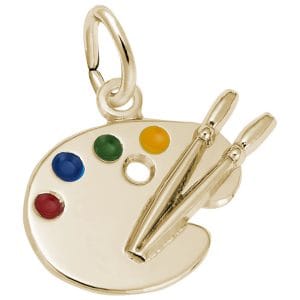 Artist Palette Charm