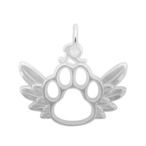 Paw w/Wings Charm