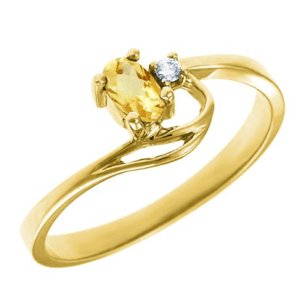 Citrine Birthstone Ring