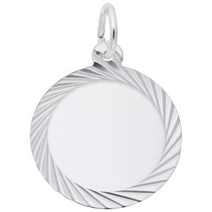 Small Diamond Faceted Charm
