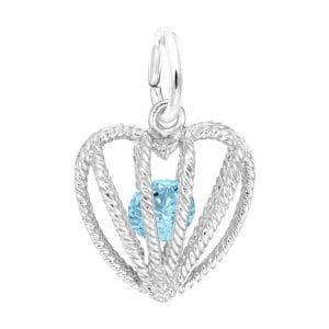 Embraced With Love Birthstone Charm-December
