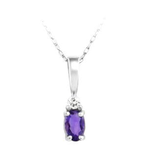Amethyst Birthstone Necklace