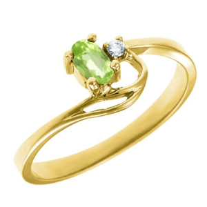 Peridot Birthstone Ring