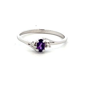 Petite Amethyst Ring
