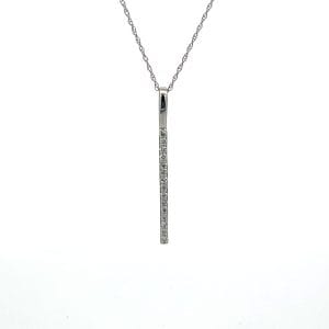 Diamond Line Necklace