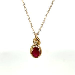 Elegant Ruby Necklace