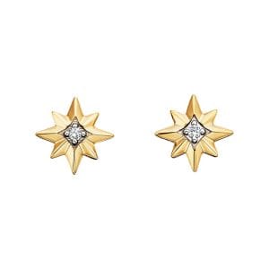 Gold Star Earrings